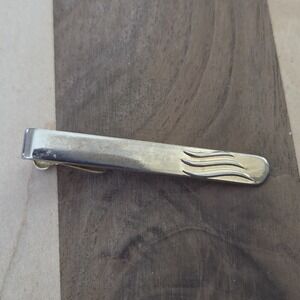 Vintage Gold Tone Mid Century MCM Swank Tie Bar